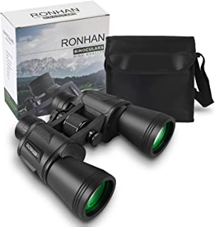 20x50 High Power Binoculars, BAK-4, Large Eyepiece, Portable and Waterproof Binoculars Telescope with Multilayer-coated Lenses for Adult Bird Watching Football Safari Sightseeing Climbing Hiking Trip