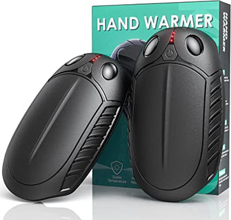 Hand Warmers,2Pack Portable Hand Warmer, KICLBD 10 Hrs Long Lasting Hand Warmer, 3 Heat Levels Electronic Pocket Heater, Rechargeable Hand Warmer for Home,Outdoor,Camping, Hiking,Best Gift in Winter.