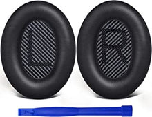 SoloWIT Professional Earpads Cushions for Bose QuietComfort 35 (QC35) and Quiet Comfort 35 II (QC35 II) Over-ear Headphones, Ear Pads Replacement with Softer Leather, Noise Isolation Foam