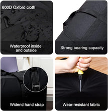 2 Pcs 100L Large Storage Bags Waterproof Heavy Duty 600D Oxford Moving Bags, Organizer Bags Ideal For Bedding, Duvets, Pillows, Laundry,Clothes or Moving home(75x48x28 CM