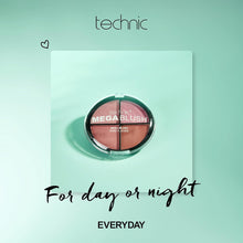 Technic Mega Blush 4-in-1 Compact - 4 Buildable, Pressed Powder, Highly Pigmented Blusher Shades To Mix & Match For A Fresh & Radiant Face Makeup Look. 14.4g