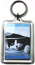 5 Large Blank Photo Keyrings 50 x 35 mm Insert 92033