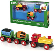 BRIO World Battery Operated Action Train for Kids Age 3 Years Up - Compatible With All BRIO Railway Sets and Accessories