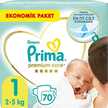 Prima Premium Care Economic Package 2-5 kg 1 Size Newborn Baby Diaper (1 x 70 pcs)