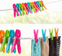 MUFEKUM 50 PCS Non Slip Laundry Clothes Pegs for Washing Line, Long Lasting & Reusable Washing Pegs, Strong Grip Laundry Pegs Clothes Clips for Clothes, Jeans, Socks, Tea Towel and Photos