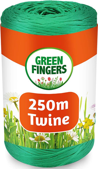 250m Garden Twine Natural Green  Durable Garden String  Green Garden Twine for Plants  Green Garden String Twine  Polypropylene Twine  Gardening String  Green String  Plant String  Green Twine