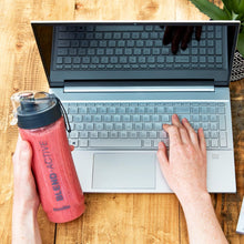 Breville Blend Active Bottle (600ml)  Clear Smoothie Bottle  Leak Proof  Grey Lid [VBL247]