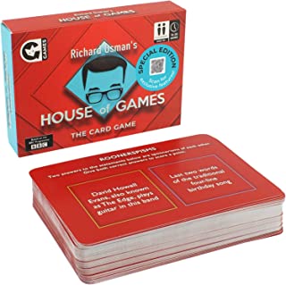 Special Edition Richard Osman's Official House Of Games CARD Game by Ginger Fox Games - Fun Trivia Game Based On The BBC Game Show Of Puzzles And General Knowledge.