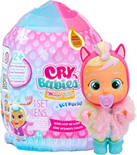 CRY BABIES MAGIC TEARS Icy World Keep Me Warm | Collectible surprise Doll that Cries with 7 Accessories - Gift toy for kids +3 Years