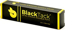 PROtastic Industrial Strength ORIGINAL Black Tac Tack Putty (1 metre long x 2cm wide) for Repairing, Reconstructing & Protecting Objects, Mouldable Repair Putty, Removable Waterproof Glue Putty