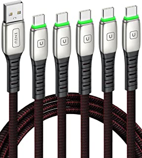 [5 Pack] USB C Charger Cable (0.5+1+1+2+2m), INIU USB-A to USB-C QC 3.0 Cable 3.1A Fast Charging for Samsung Galaxy S22 S21 S20 S10 S9 S8 Huawei P30 P20 Google Pixel,Xiaomi,Sony Xperia,Switch etc.