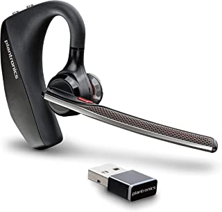 Plantronics - Voyager 5200 UC (Poly) - Bluetooth Single-Ear (Monaural) Headset - USB-A Compatible to connect to your PC and/or Mac - Works with Teams, Zoom & more - Noise Canceling