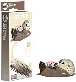 EUGY 3D Sea Otter Model Craft Kit