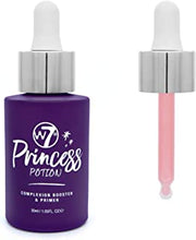 W7 Princess Potion Face Primer Drops - Purple Makeup Base Priming Formula For Flawless, Bright Skin - Vegan Makeup