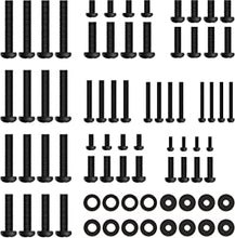 PERLESMITH Universal VESA Screws Set Includes M4 M5 M6 M8 TV Screws and Spacers, Mounting Material for TV Wall Mount, Black, Phillips Screws