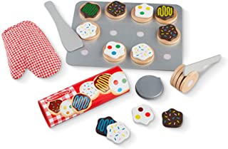 Melissa & Doug Wooden Cookie Set | Pretend Play | Play Food Toy for Kids | 3+ | Gift for Boy or Girl