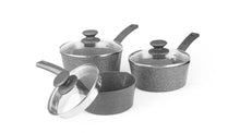 Salter Easypour 3 Piece Saucepan Set
