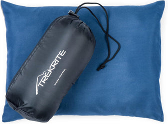 Trekrite Small Travel and Camping Pillow  Compact/Pack Away Cushion with Removable Washable Cover