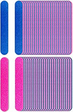 Ruesious 120 Pcs Disposable Nail File 180/240, Double Sided Emery Board, Nail Buffering Files for Home and Salon Use (180/240 Grit)