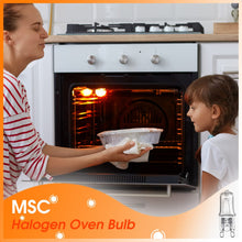 MSC 3 x 40w G9 Halogen Oven Bulbs Suitable for Oven, Salt Lamp, Lava Lamp, g9 Bulb. Dimmable and Compatible Oven Light Bulbs for Zanussi, AEG, Stoves Cooker Bulb etc Warm White 230V (3000k 3 pc 40w)