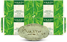 Vaadi Herbals Neem Soap Bar Soap Containing Pure Neem Leaves - Natural Soap Value Pack 6 X 75 Gm