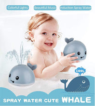 Toys for 1 2 3 4 5 Year Old Boys Girls,Baby Bath Toys,Whale Automatic Spray Water Bath Toy with LED Light,Induction Sprinkler Bathtub Shower Toys for Toddlers,Pool Bathroom Toy Gift for kids age 1-6