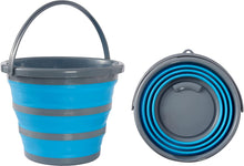 Bramble - 10 Litre Collapsible Multi-use Portable Cleaning Fishing Camping Silicone Bucket, Space Saving Design for Home & Outdoors - Flattens to 5cm