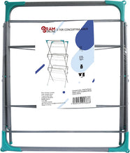 Ram 3 Tier Deluxe Airer Foldable Heavy Duty Clothes Airer With 4 CORNER HOOKS And Sock Dryer 14M Airing Capacity