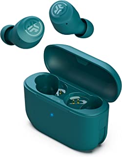 JLab Go Air Pop True Wireless Earbuds, Headphones In Ear, Bluetooth Earphones with Microphone, Wireless Ear Buds, TWS Bluetooth Earbuds with Mic, USB Charging Case, Dual Connect, EQ3 Sound, Teal