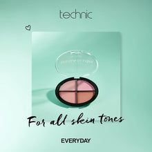 Technic Mega Blush 4-in-1 Compact - 4 Buildable, Pressed Powder, Highly Pigmented Blusher Shades To Mix & Match For A Fresh & Radiant Face Makeup Look. 14.4g