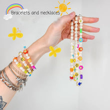 8500+ Pcs Clay Beads Bracelet Making Kit Round Flat Beads Polymer Clay Beads Set Clay Spacer Heishi Beads for Jewellery Making Bracelets Necklace DIY Jewellery Making Kit for Kids Adults,2 Boxes