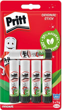 Pritt Glue Stick, Safe & Child-Friendly Craft Glue for Arts & Crafts Activities, Strong-Hold adhesive for School & Office Supplies, 5x11g Pritt Stick
