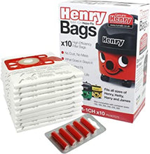 Avern Genuine Numatic Hepa-Flo Henry Hetty NRV Vacuum Cleaner Dust Bags (Pack of 10 + 5 Freshener Sticks)