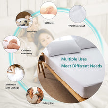 Dudu N Girlie Cot Bed Mattress Protector Waterproof 140 x 70 -Toddler Bed Mattress Protector- Mattress Cover for Baby Breathable and Non Noisy Anti bacterial and Fully Fitted.