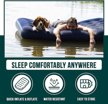 Premium Extra Comfortable Blow up Double Airbed  Waterproof Guest Double Airbed Inflatable Mattress  Blow Up Mattress Double  Double Air Beds for Adults & Kids  Quick Inflatable Camping Mattress