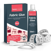 50ml Fabric Glue for Clothes  Includes Fabric Glue Strong Spreader & 150cm Tape Measure  Extra Strong 1pk Fabric Glue for Crafts, Upholstery, Material, Textile, Felt and Badges