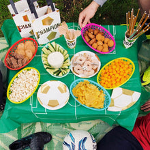 Talking Tables 6 Pack Reusable Plastic Colourful Food Baskets for Hotdogs, Burgers, Fries, Sweets, Crisps, Snacks  Movie Nights, Kids Birthday Party Picnics, Tropical BBQ, Summer Garden Festival