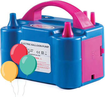 Prextex Premium Electric Balloon Pump - Portable Balloon Pump - for Events - for Birthdays, Weddings, Balloon Arch Kits