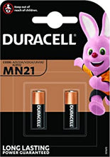 2 x Duracell 23A, 23AE, A23, V23GA, MN21, LRV08 12v Alkaline batteries for car security alarm systems and car keys