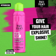 Bed Head by TIGI - Headrush Shine Hair Spray - For Smooth Shiny Hair - 200 ml