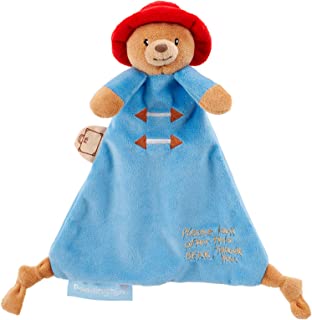 Official Paddington Bear Baby Comforter Blanket - Baby Cuddly Toys - Comfort Blanket - Newborn Baby Gift for Boys and Girls - Baby Comforter Toys by Rainbow Designs