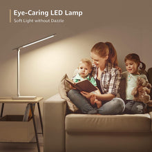 Lepro Desk Lamp, Eye Caring LED Desk Lamp, 9W 655lm, Dimmable Table Lamp, 5 Brightness Levels x 3 Colour Modes, Touch Control Daylight Lamp for Back to School, Office, Reading, Bedside, Nails and More