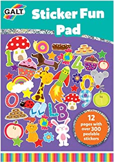 Galt Toys, Sticker Fun Pad, Kids Sticker Books, Ages 3 Years Plus