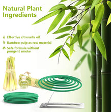 Citronella Coils Citronella Incense for Home Kitchen Bars Office Outdoors Garden Patio Camping - 48 Colis