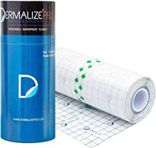 Dermalize Pro Tattoo Bandage in 6 Inch x 10.9 Yard/10 Meter Roll Clear Adhesive Antibacterial