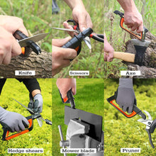 SHARPAL 103N All-in-1 Knife and Garden Tool Blade Sharpener, Sharpening and Honing Shears, Secateurs, Lawn Mower Blade, Axe, Pruner, Scissors, Outdoor and Kitchen Knives