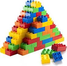 Prextex 50 Piece Classic Toddler Big Building Bricks - Large Toy Blocks - Compatible with Most Major Brands, STEM Toy Large Building Bricks Set for All Ages, Boys & Girls, Birthday