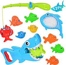 Baby Bath Toys Swimming Pool Toys for Kids Toddlers 1 2 3+ Year Old Boys Girls Water Toy Bathtub Fishing Game Shark Grabber Bath Time Set No Mold for Ages 3 4 5 6 7 8 Birthday Gifts