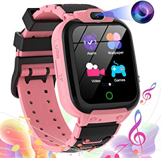 Vannico Kids Smart Watch, Video 16Games Music Player Smartwatch for Kids HD Camera 80MP Recorder Alarm Touch LCD for Boys Girls Childrens Birthday Gifts