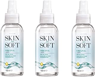 Avon Skin So Soft Original Dry Oil Spray 150ml - 3 Bottles